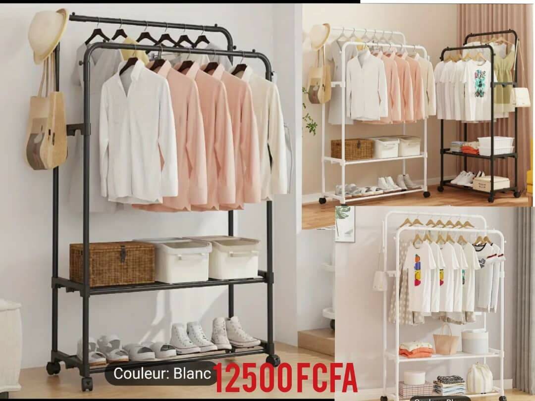 Étagères de rangement de vêtements