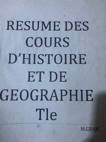 Résumé Cours Histoire-Géo Tle