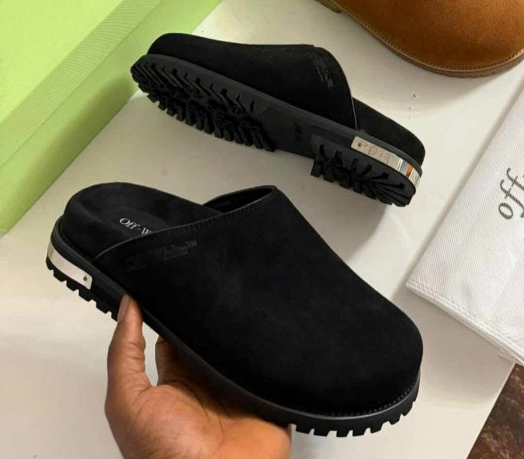 Chaussons en daim Off-White