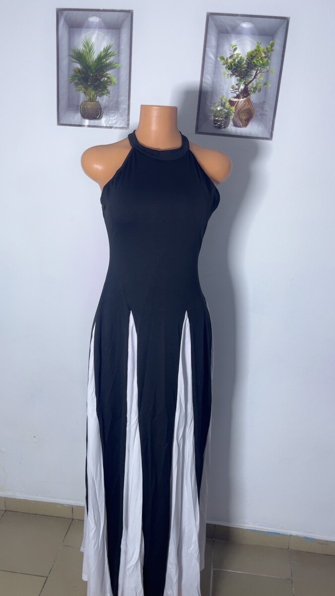 Robe Longue Évasée Élégante