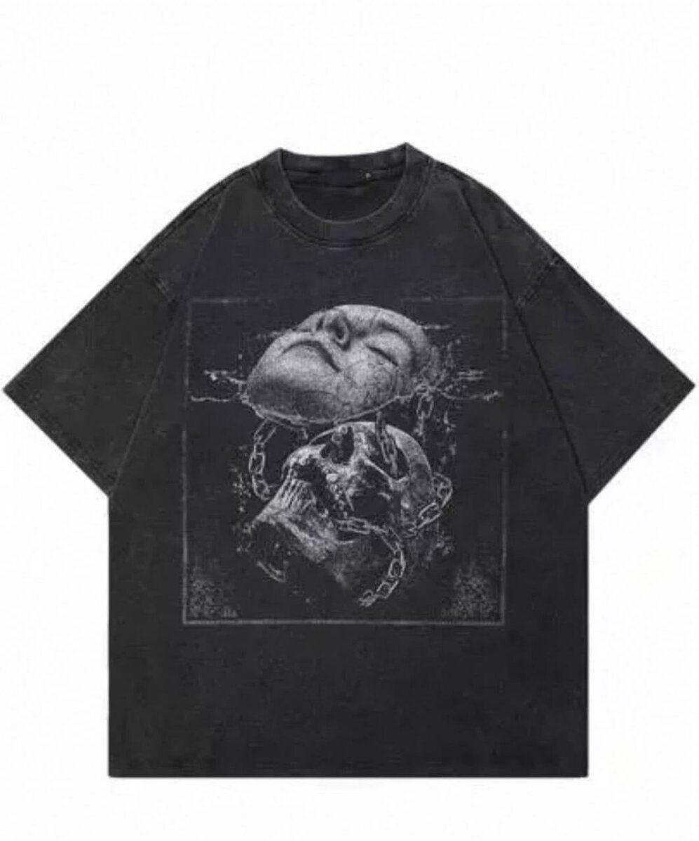 футболка Oversize черная