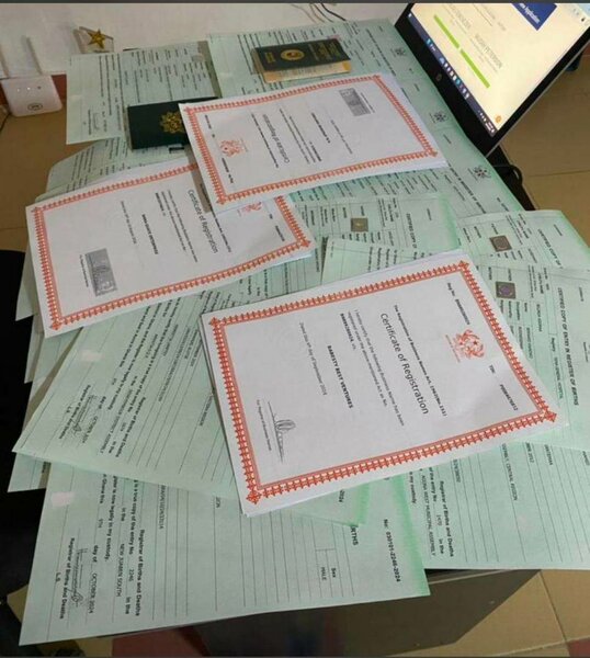 Business & Birth Cert