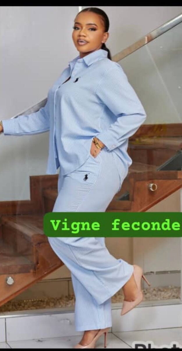 Ensemble pantalon chemise