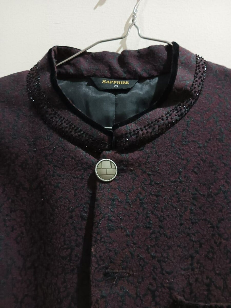 Saphire Sherwani marron