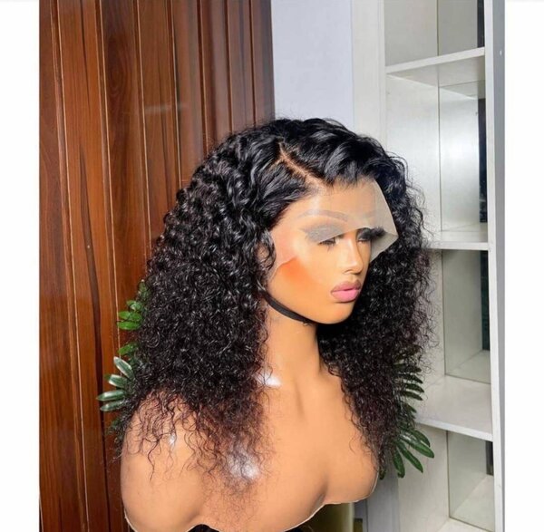 Frontal Jerry curls wig