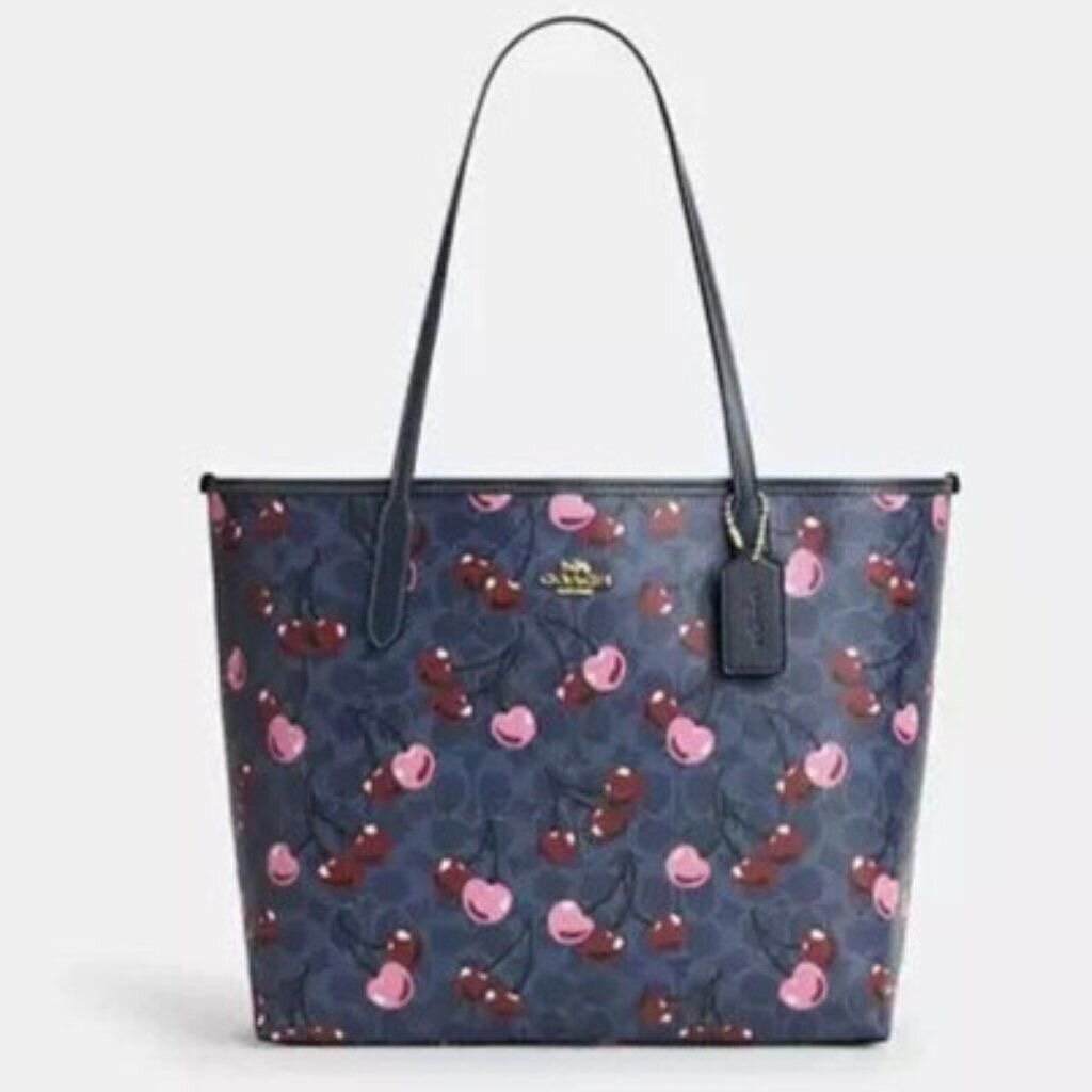 Sac coach imprimé cerise