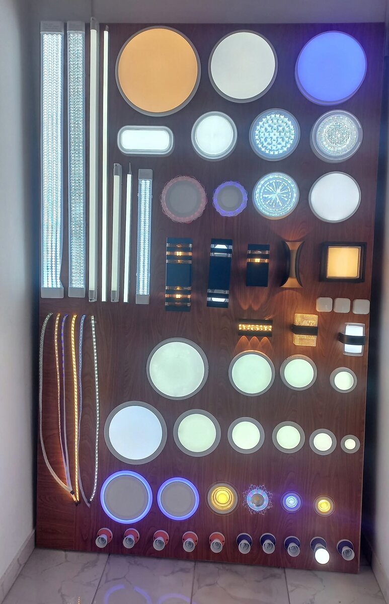 Panneau d'échantillons LED