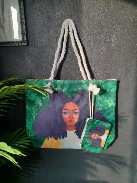 Sac à main illustré pour femmes