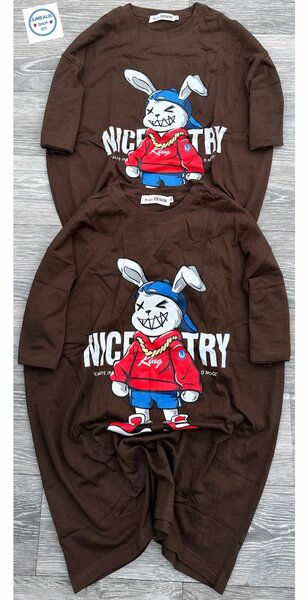 T-shirt long imprimé graphique