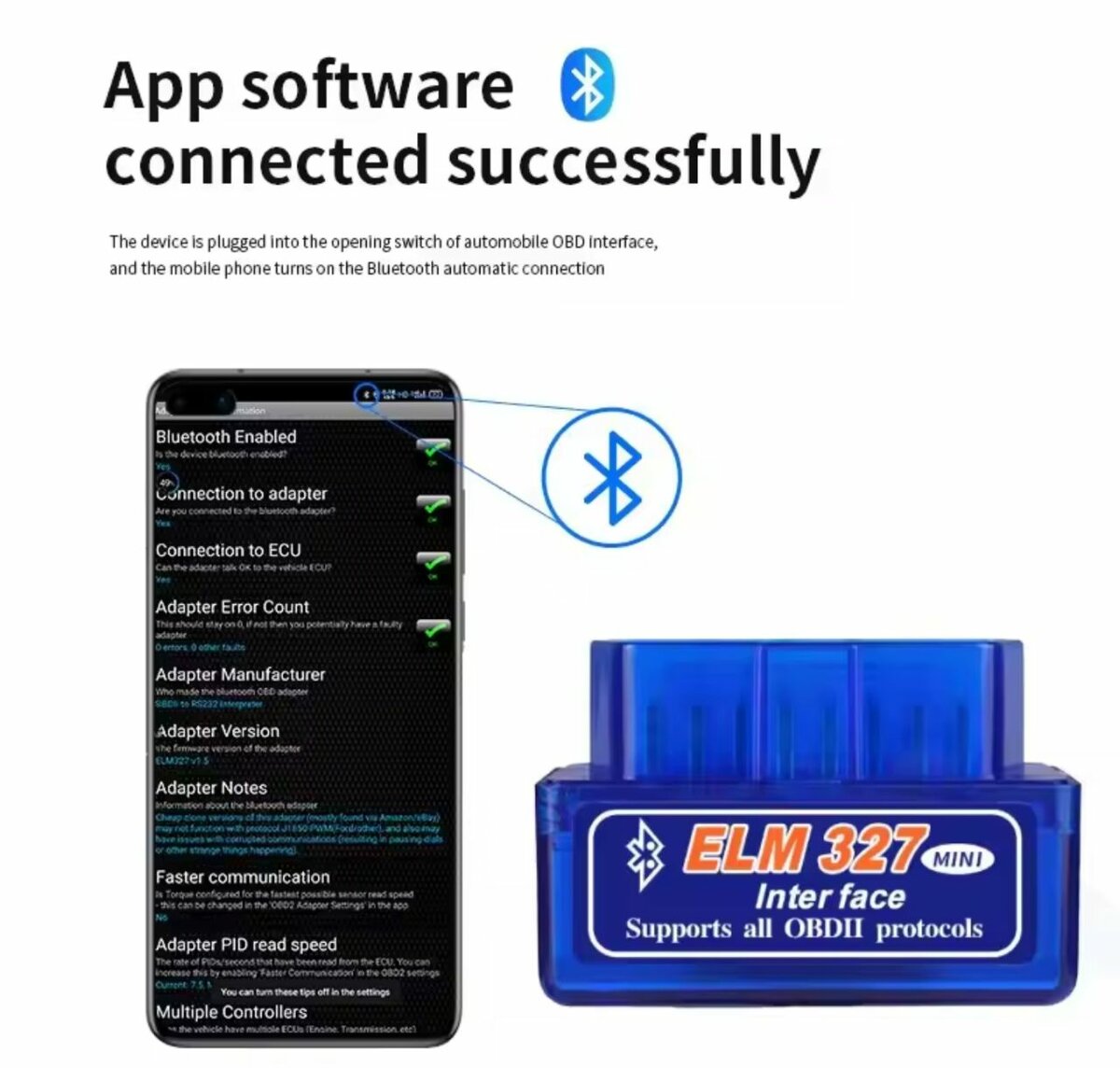 Détecteur OBD défaut  véhicule