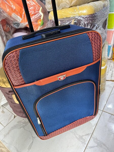 Stylish Blue Travel Suitcase