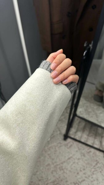 Теплое пальто с подкладом