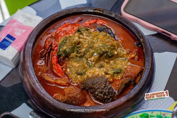 Sauce graine avec placali