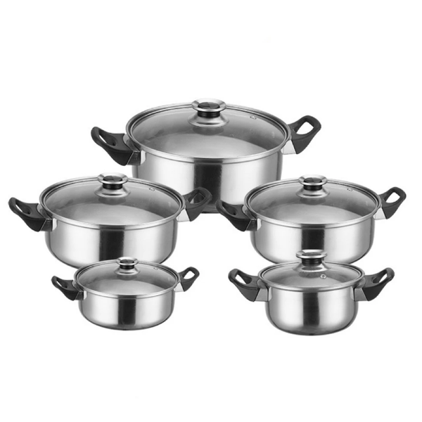 Batterie de Cuisine Inox 5 Pièces