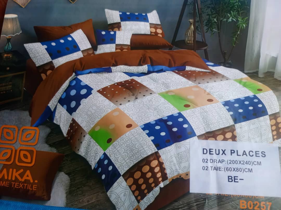 Parure de lit moderne colorée