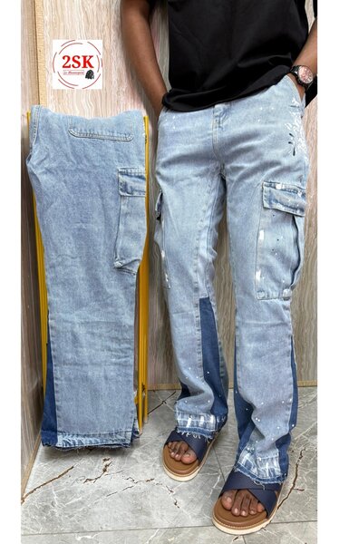 Long Jeans a gros bas