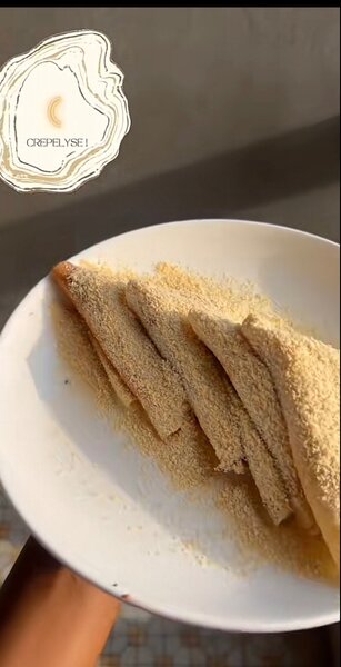 Crêpes nature au cerelac