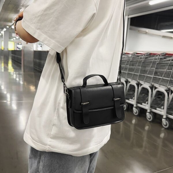 Sac à bandoulière noir pour homme