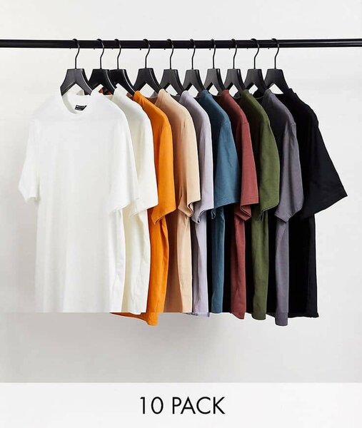 Lot de 10 T-Shirts Unis