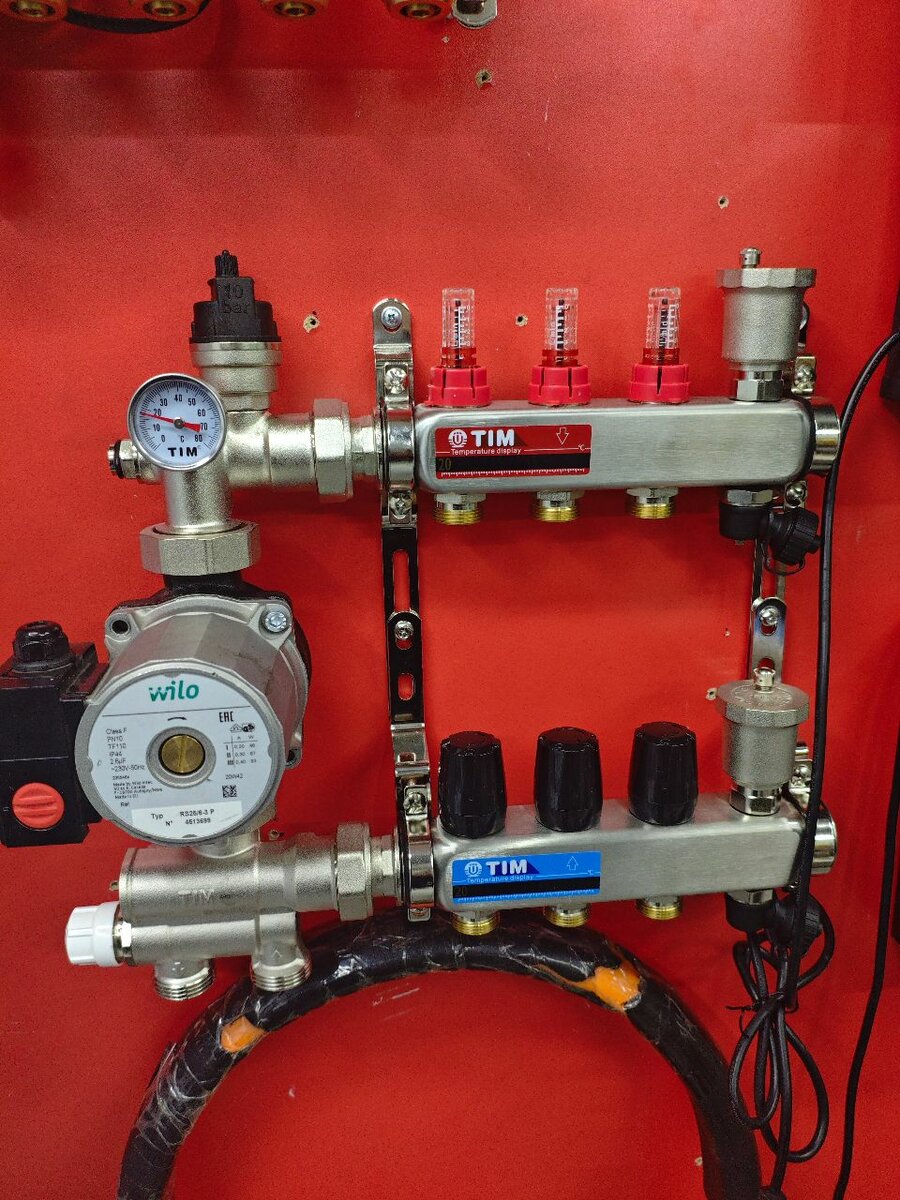 Коллектор для теплого пола Tim