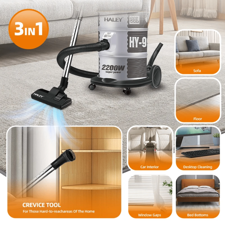 Aspirateur industriel 3-en-1 2200W