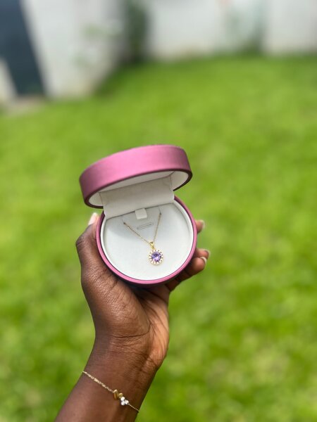 Collier clair de lune 18kara