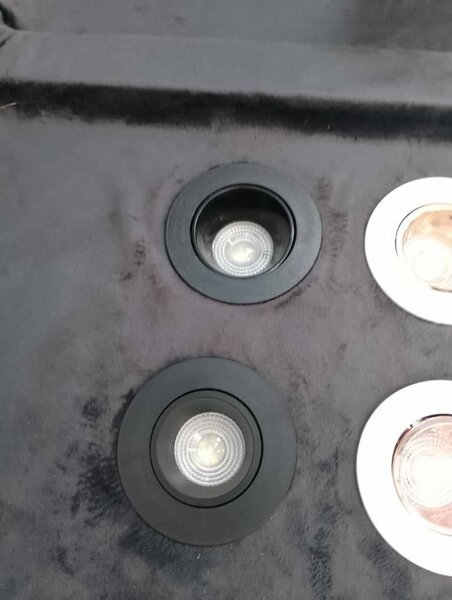 Spot led  7w encastrable noir