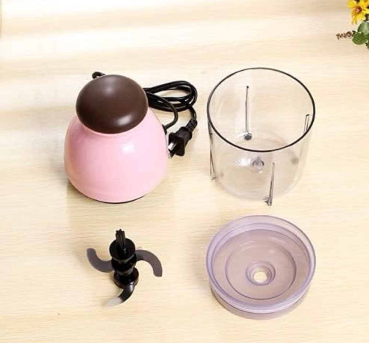 Mini hachoir électrique à viande pour légumes et fruits 600