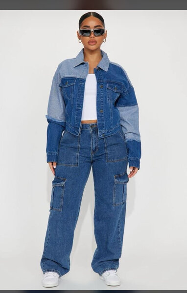 Jean Cargo Moderne Femme