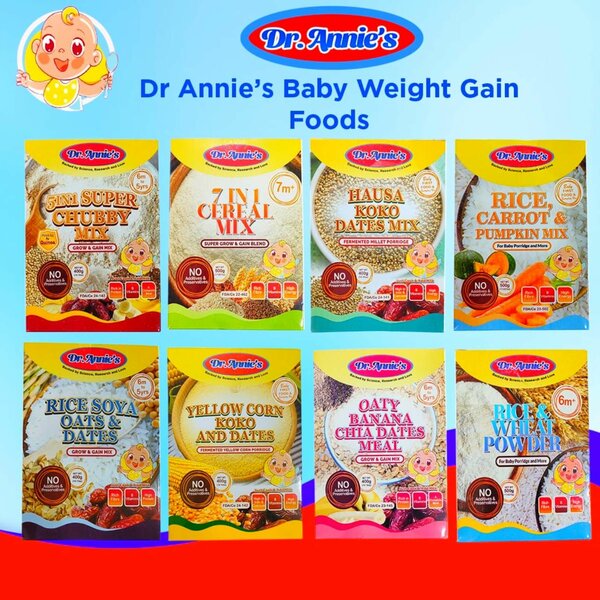 Dr. Annie's weight gain cereals