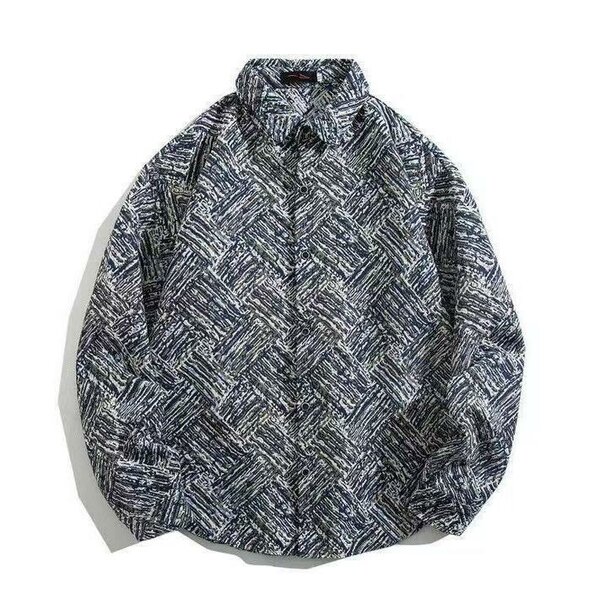 Chemise Homme Motif Géométrique