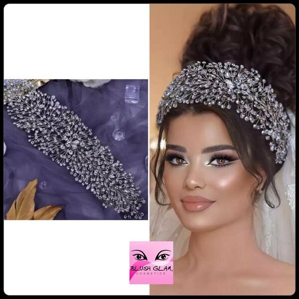 bridesmaid's hair jewelry,