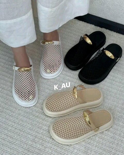 Mules en maille élégantes