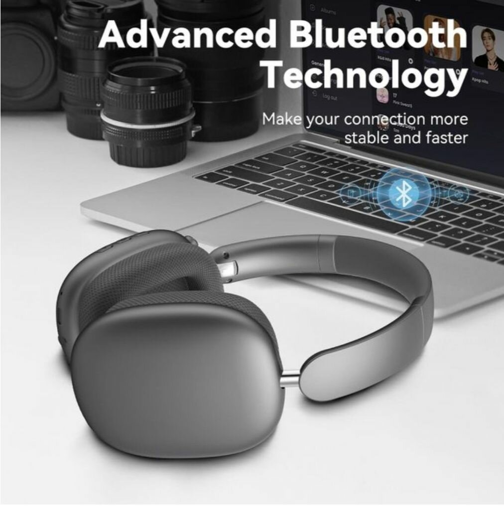 Casque Bluetooth Noir