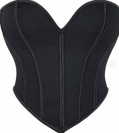 Heart Shaped Top Black