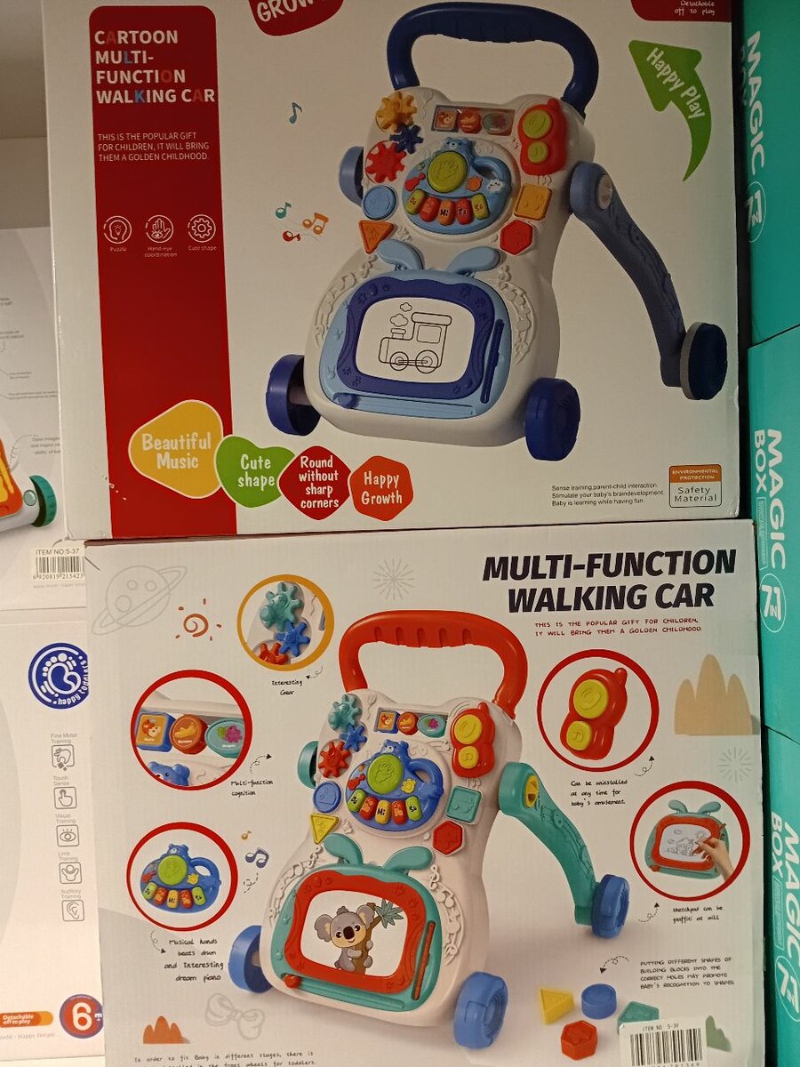 Trotteur éducatif musical