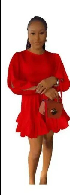 Beautiful and stylish women's dress red