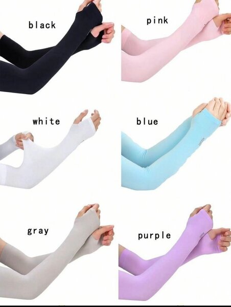 Manchettes anti-UV colorées