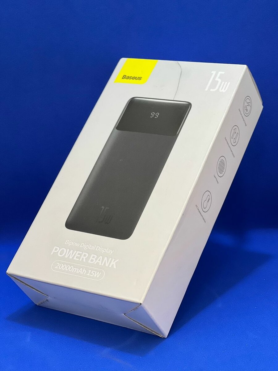 Baseus Bipow Digital Display Power Bank 20000mAh 15W