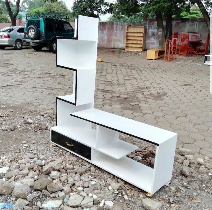 L shape TV Unit