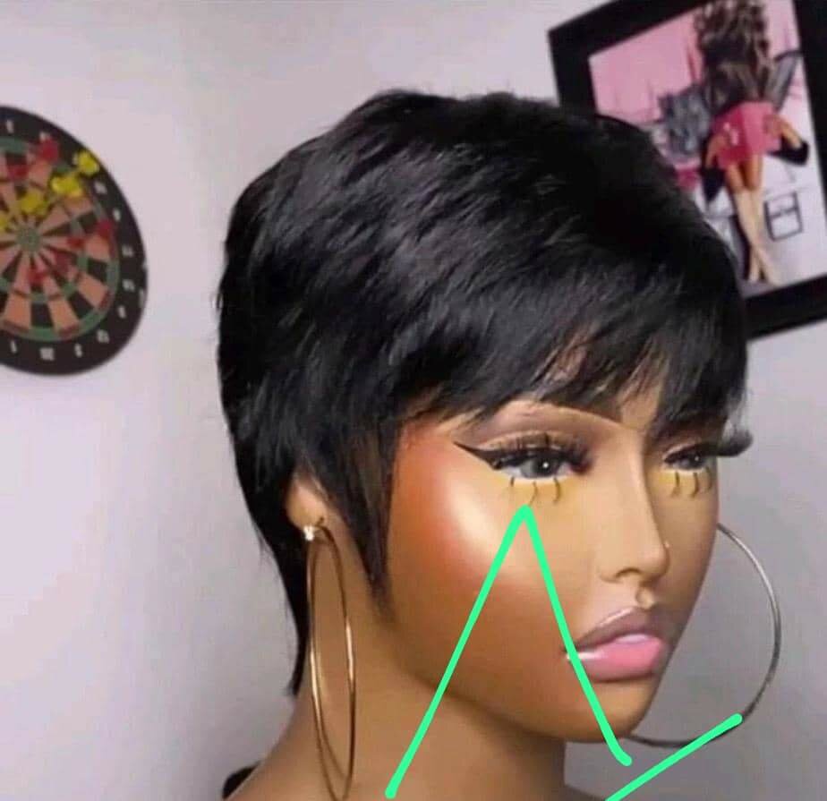 Perruque courte moderne femme