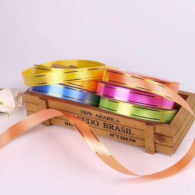 Rubans papier Colorés 18mm