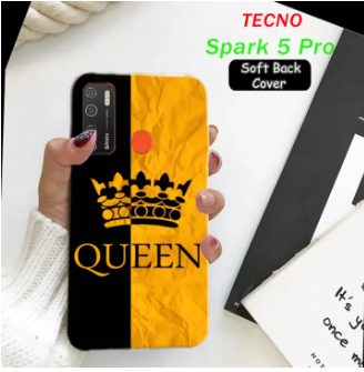 Tecno Spark 5 Pro Back Cover - Queen Soft Case