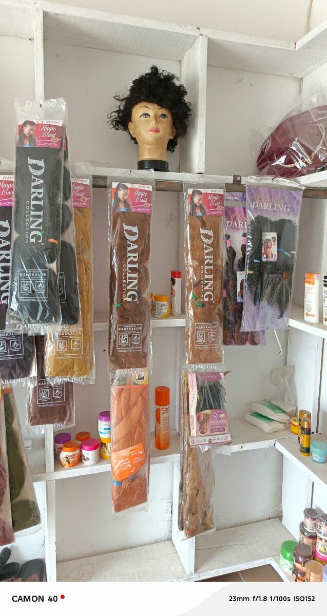 Extensions de cheveux synthétiques