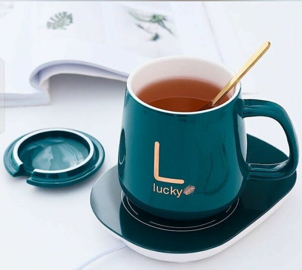 Tasse avec socle chauffante