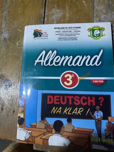 Livre Éducation 3e Physique, Allemand, Français