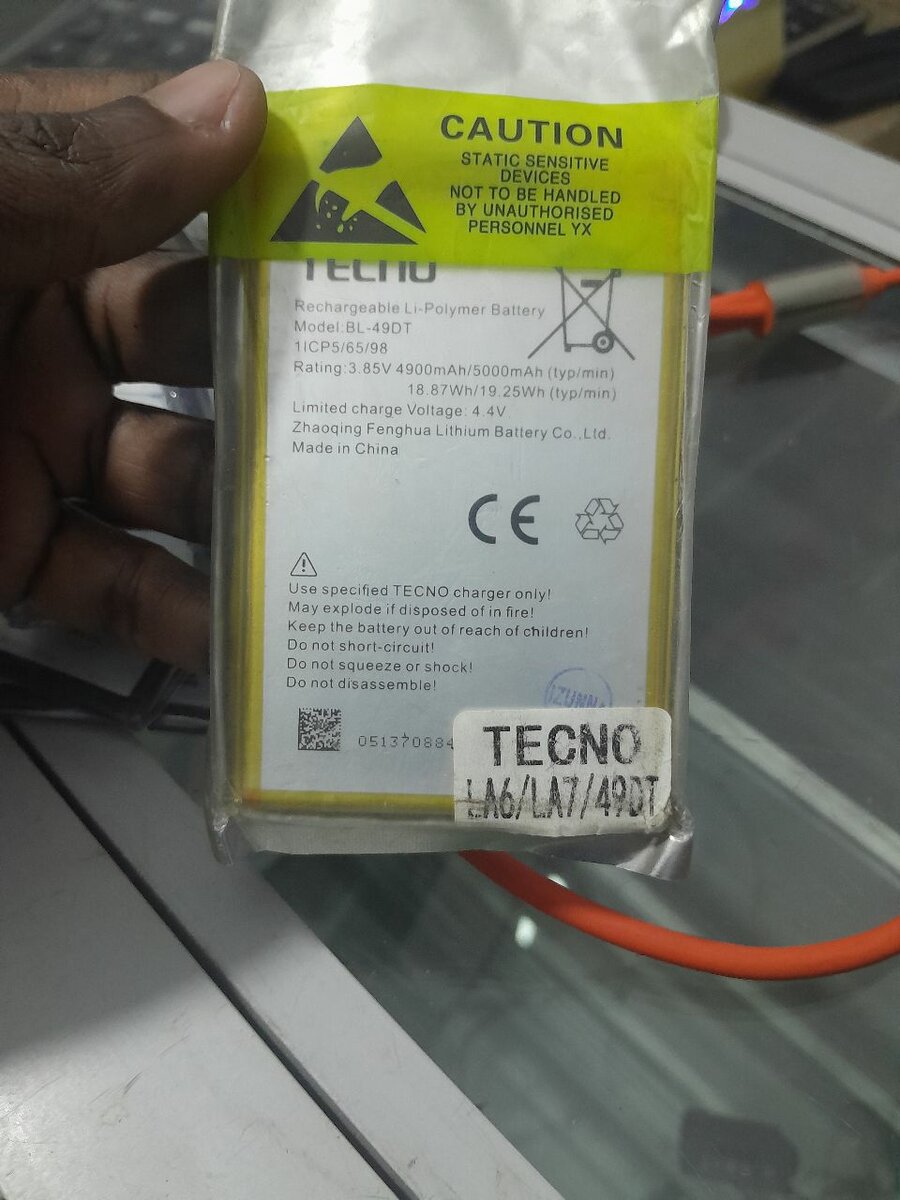 Batterie rechargeable TECNO BL-49DT