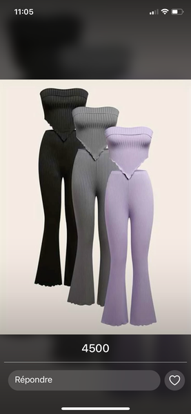 Complet 23 collant et haut