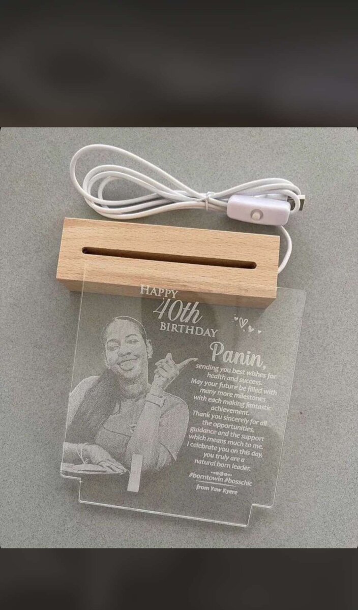 Customized Plaque (3D led)