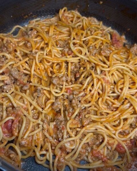 Spaghettis aux saveurs variées